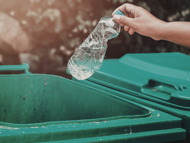 Business recycling bin