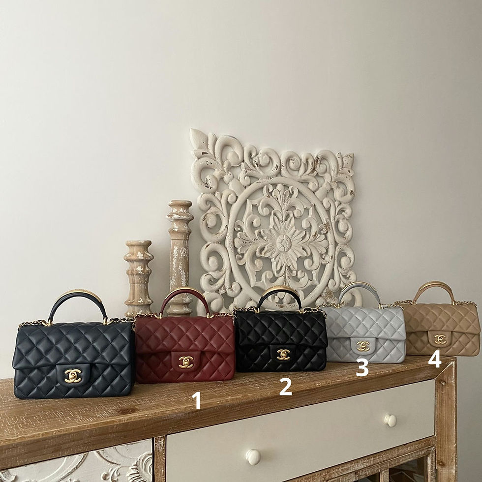 Thumbnail: Sur Commande sac Chanel en cuir  top qualité