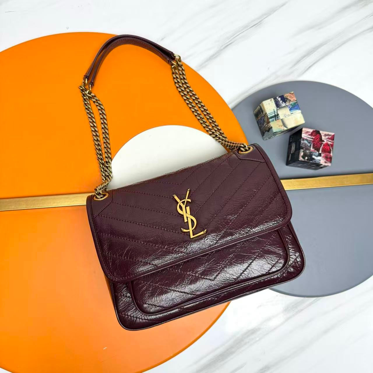 Sur Commande Sac YSL en cuir top qualité 
