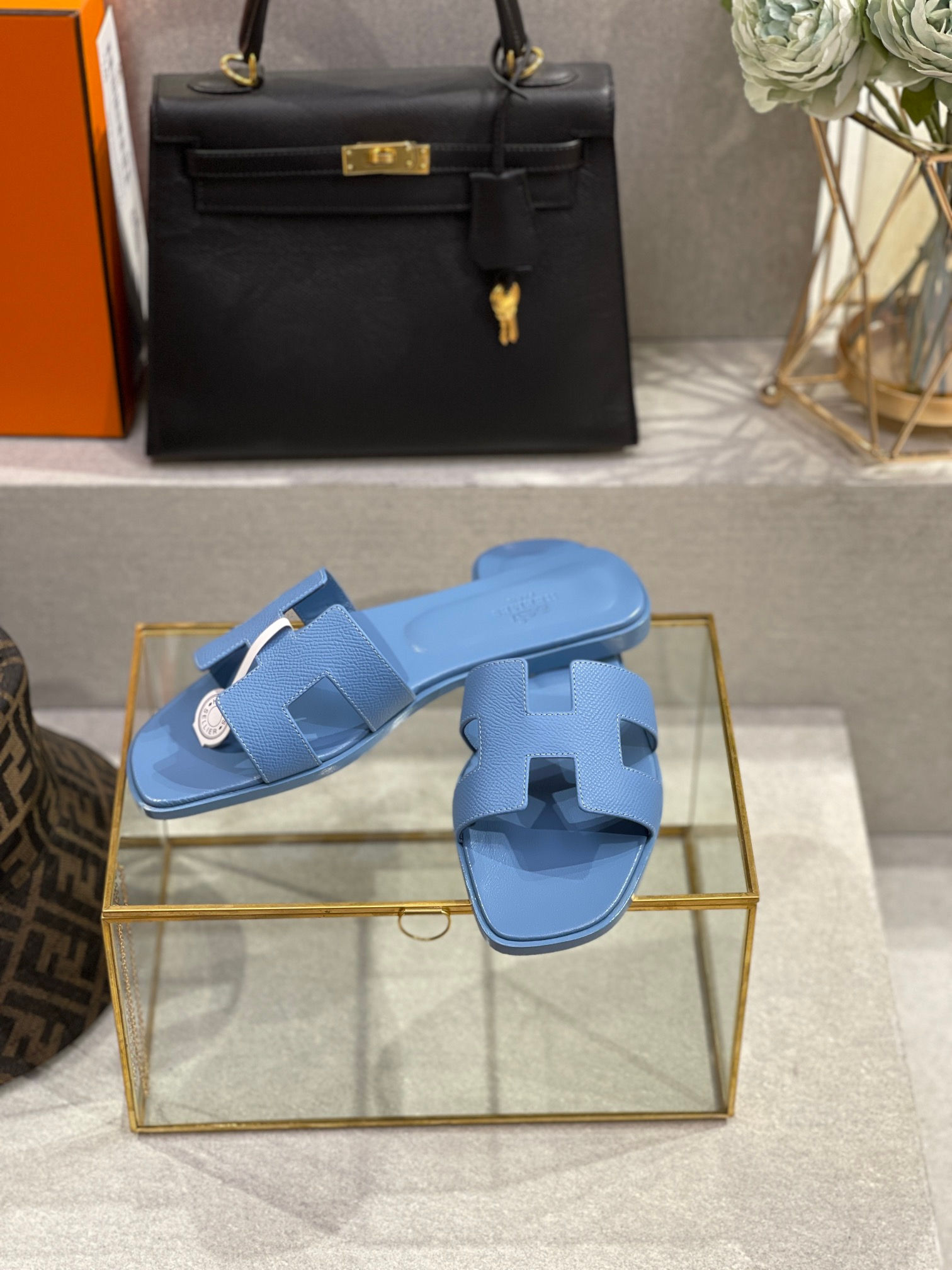  Sur Commande Sandales Hermès en cuir top qualité 