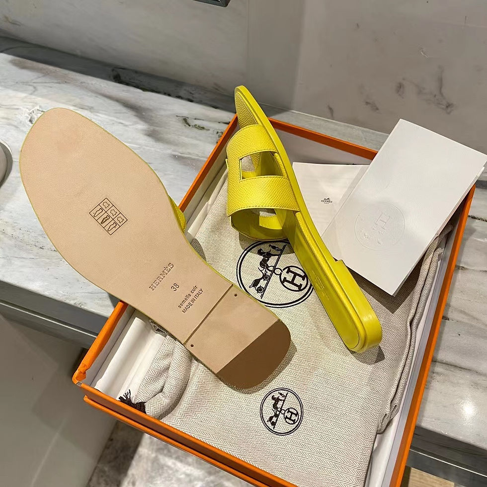 Miniature : Sur Commande Sandales Hermès en cuir top qualité 