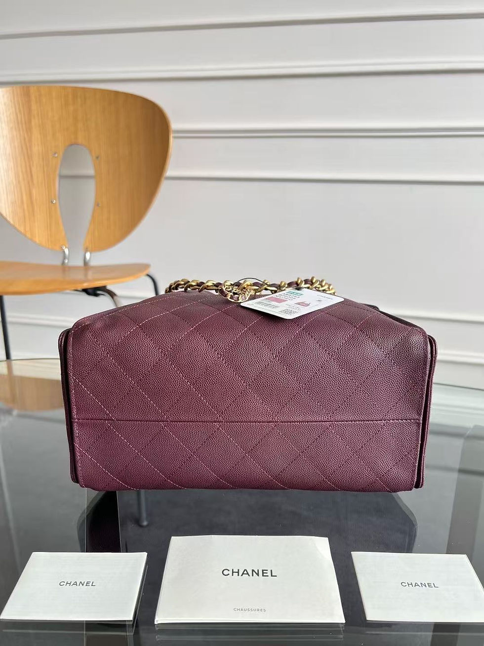 Thumbnail: Sur commande sac chanel en cuir top qualité