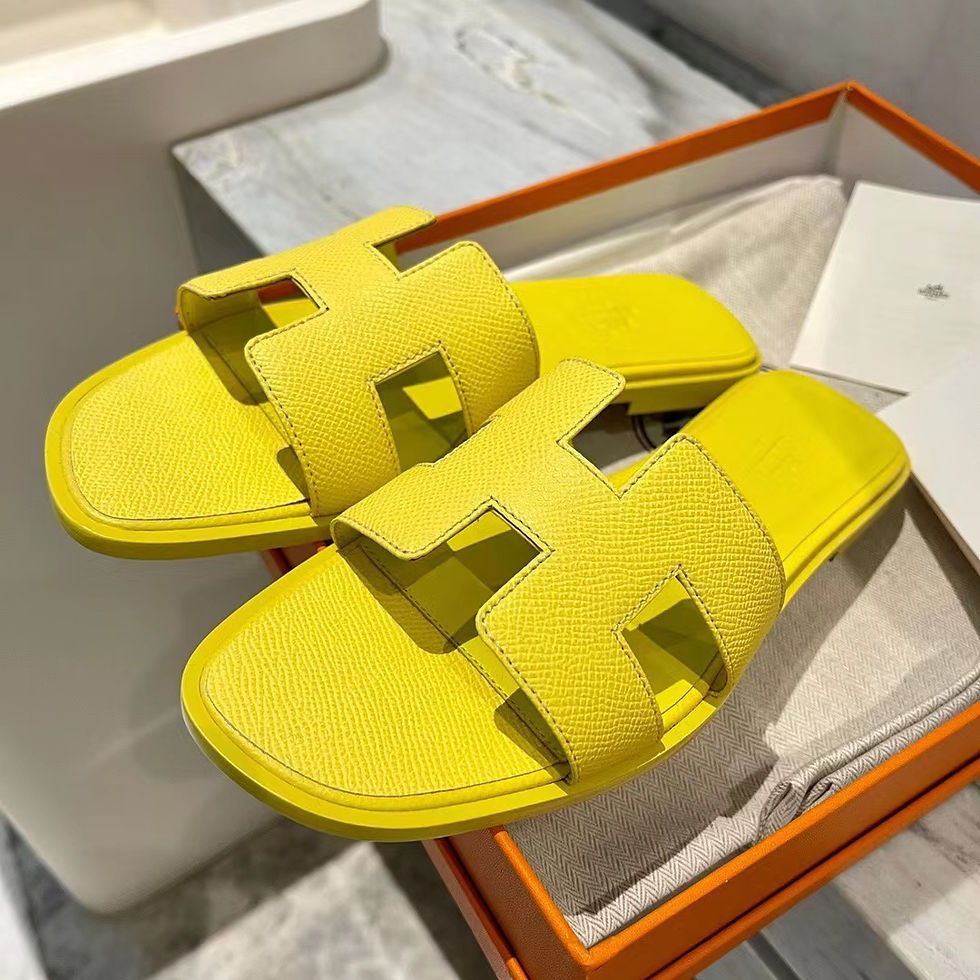 Miniature : Sur Commande Sandales Hermès en cuir top qualité 