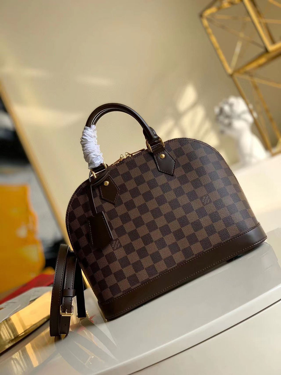 Thumbnail: Sur Commande sac LV en cuir top qualité 