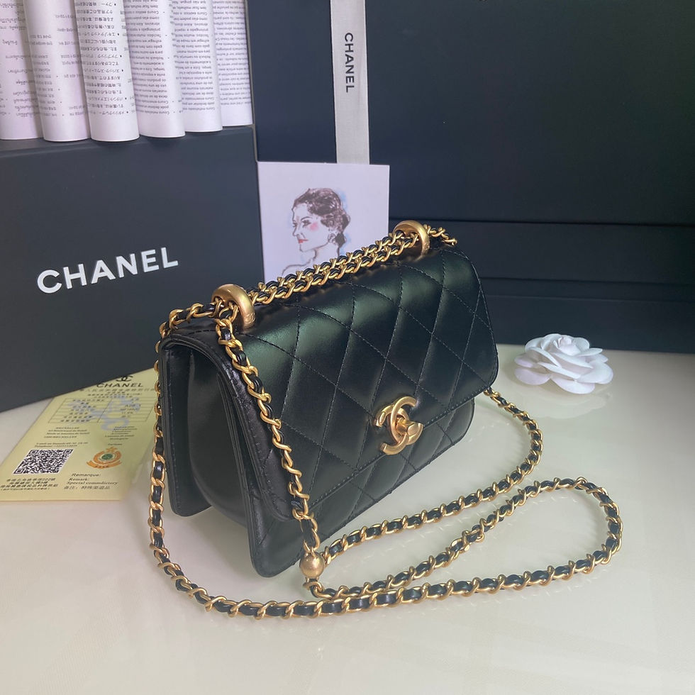 Thumbnail: Sur Commande Sac Chanel en cuir top qualité