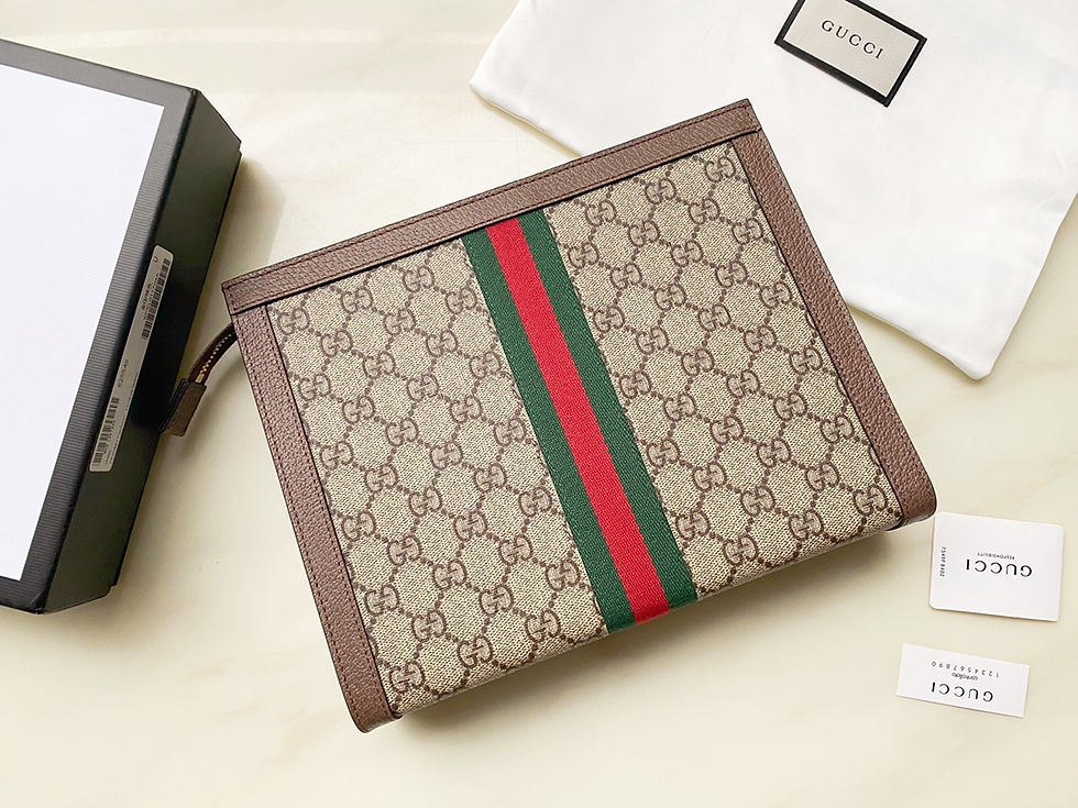Thumbnail: Sur commande pochette GG en cuir top qualité