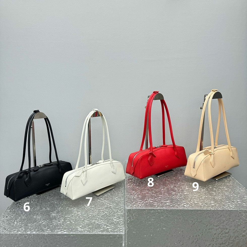Thumbnail: Sur Commande Sac Alaïa en cuir top qualité (+coloris)