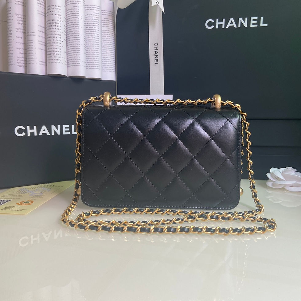 Thumbnail: Sur Commande Sac Chanel en cuir top qualité