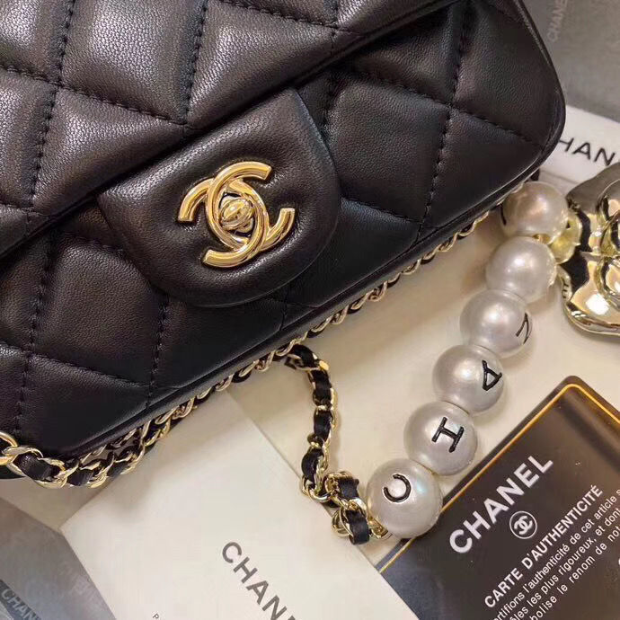 Thumbnail: Sur Commande sac Chanel en cuir top qualité