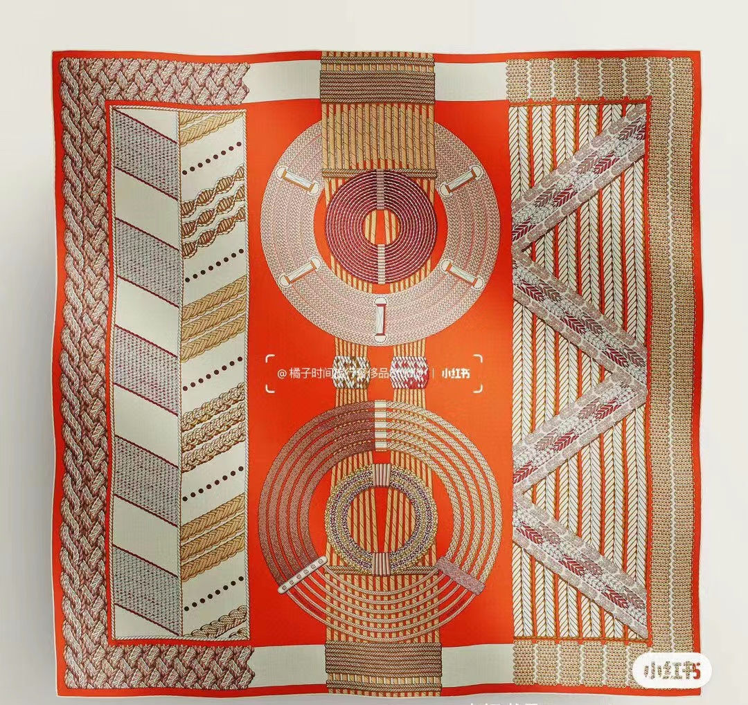 Sur commande foulard Hermès 