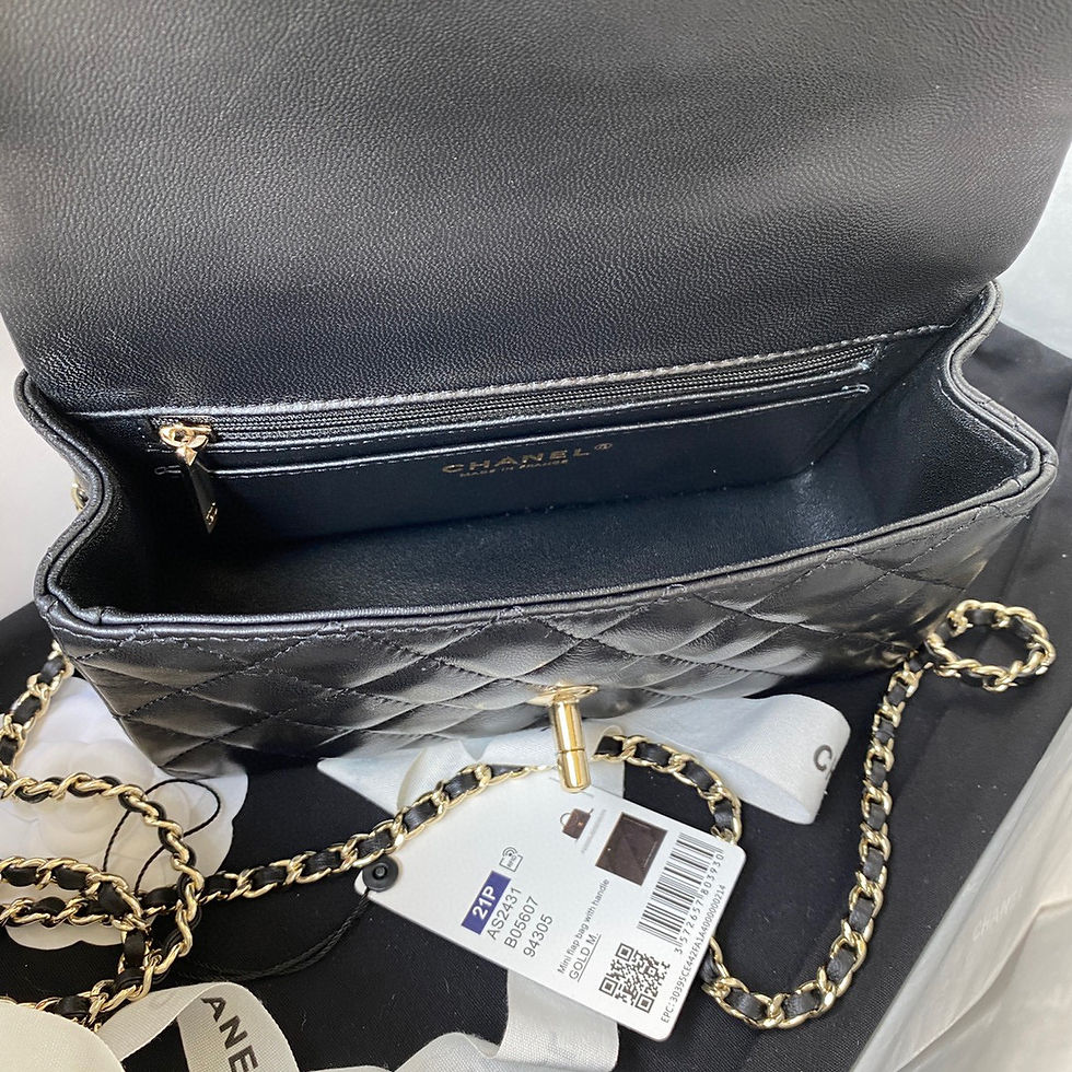 Thumbnail: Sur Commande Sac Chanel en cuir top qualité