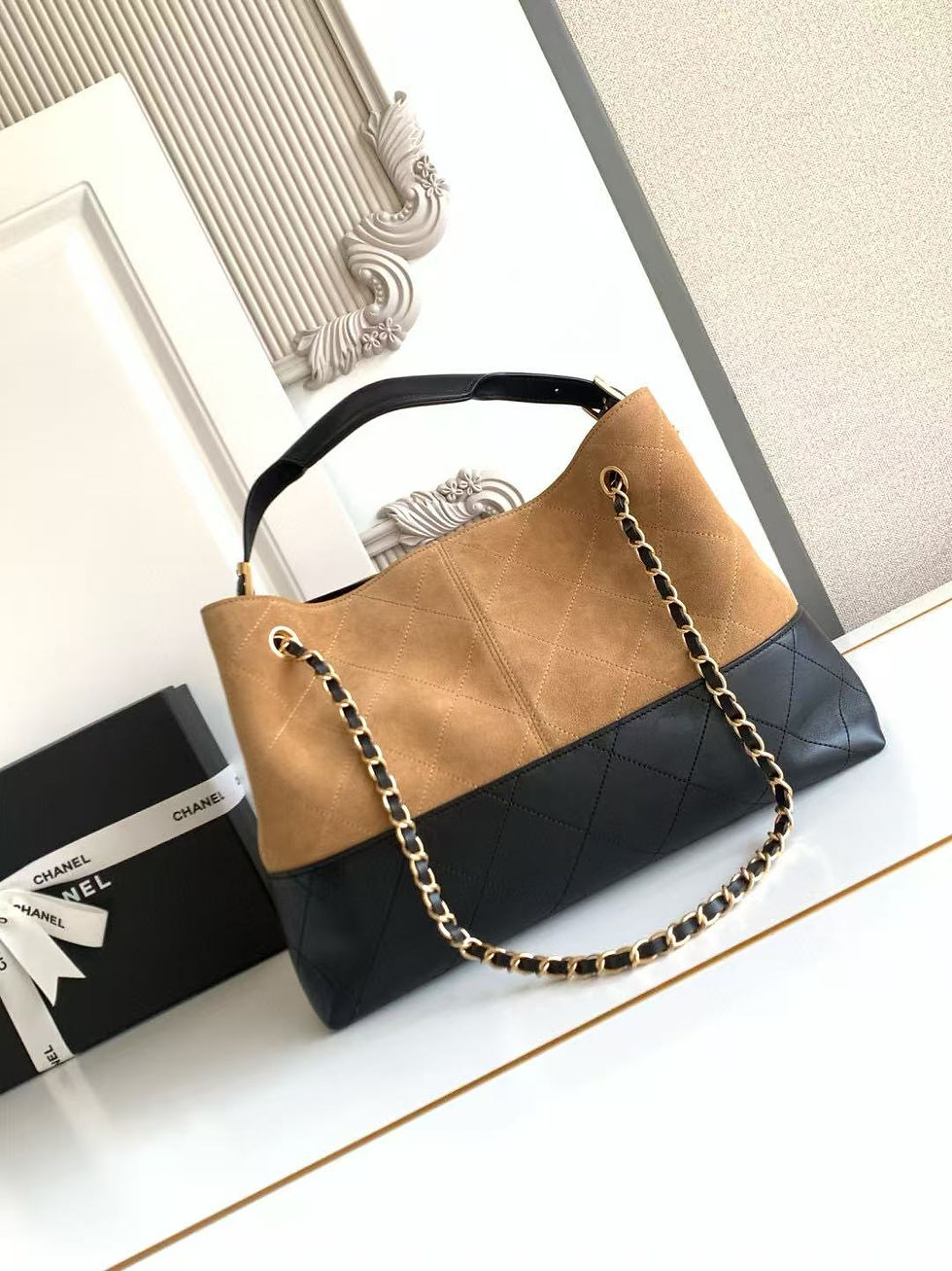 Thumbnail: Sur Commande Sac Chanel en cuir top qualité