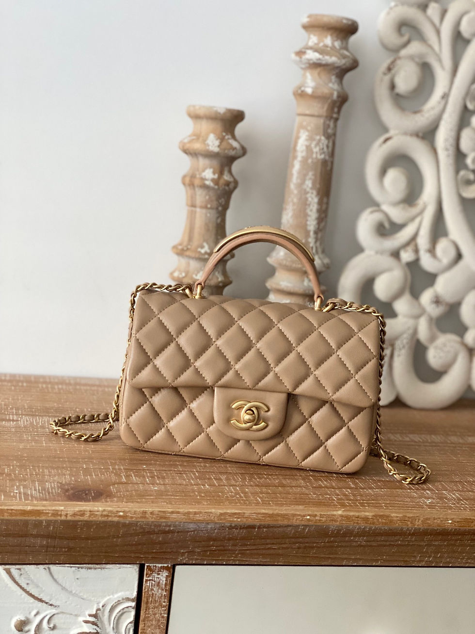 Thumbnail: Sur Commande sac Chanel en cuir  top qualité