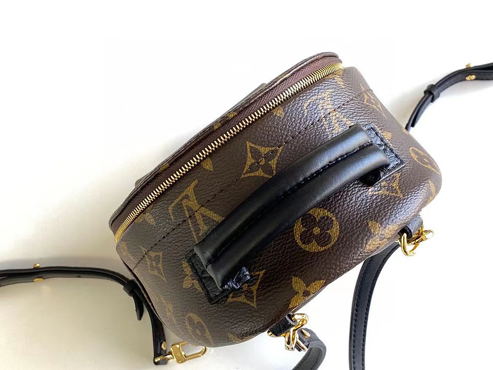 Thumbnail: Sur Commande sac à dos LV en cuir top qualité 