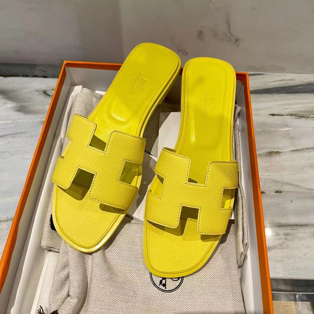 Sur Commande Sandales Hermès en cuir top qualité 
