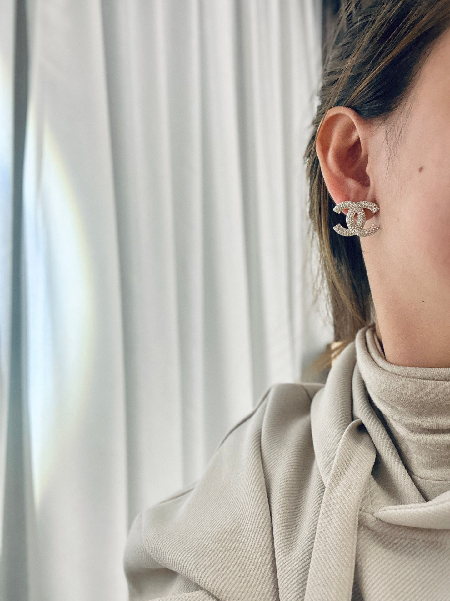 Sur Commande boucle d'oreille chanel