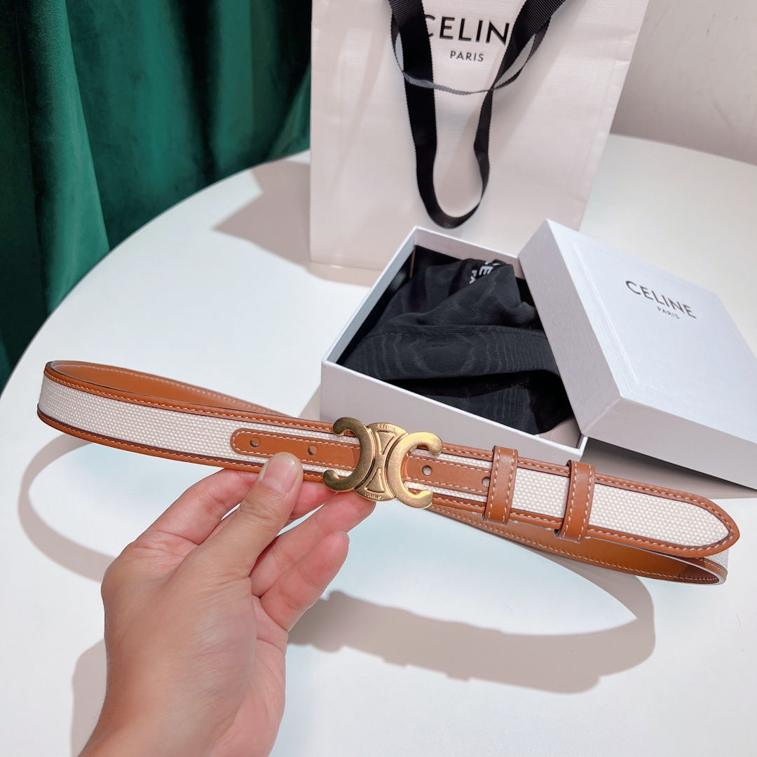 Sur Commande Ceinture Celine En cuir top qualité 