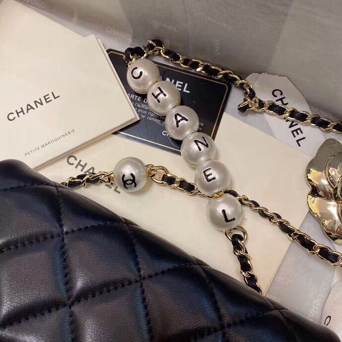 Thumbnail: Sur Commande sac Chanel en cuir top qualité