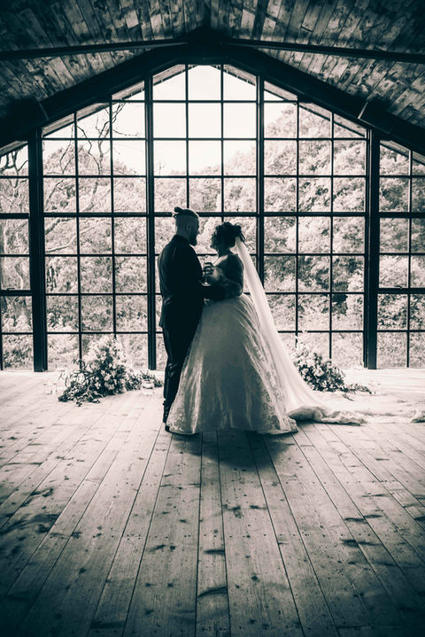 Couple on their wedding day at Your Big Day Photos