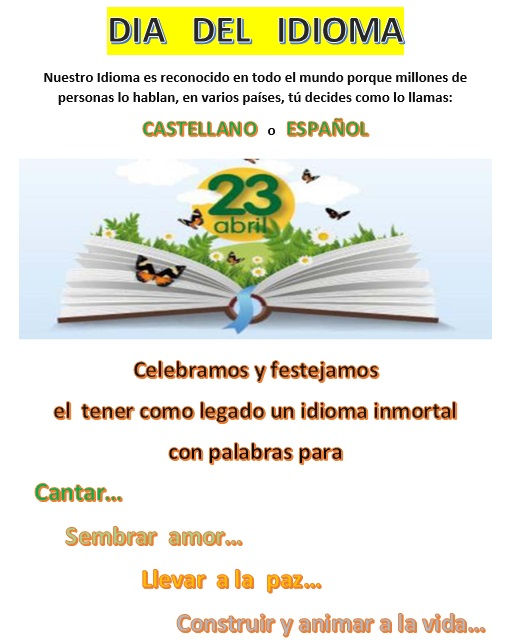 DÍA DEL IDIOMA