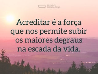 Acredite em você, você é capaz!