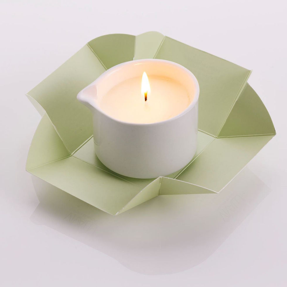 Miniatura: VIVALU Candela da Massaggio a base di Lampone