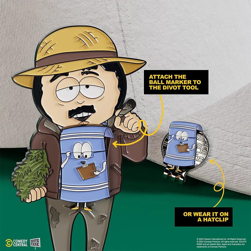 Thumbnail: Putt Buddies- Farmer Randy Divot Tool w/ Towelie Ball Marker