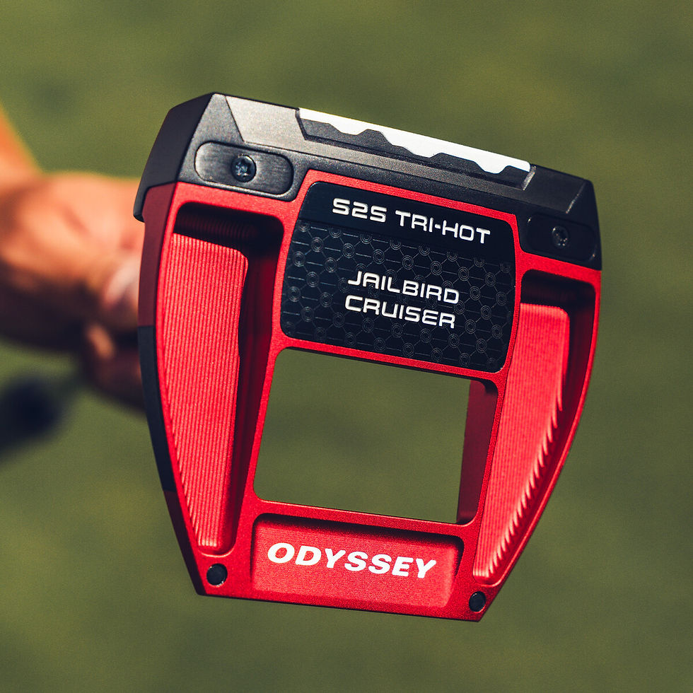 Thumbnail: Odyssey Square 2 Square Tri-Hot Jailbird Cruiser Putter