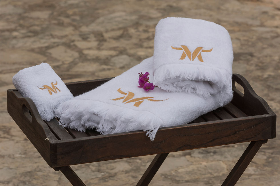 Thumbnail: 8-piece towel set gold