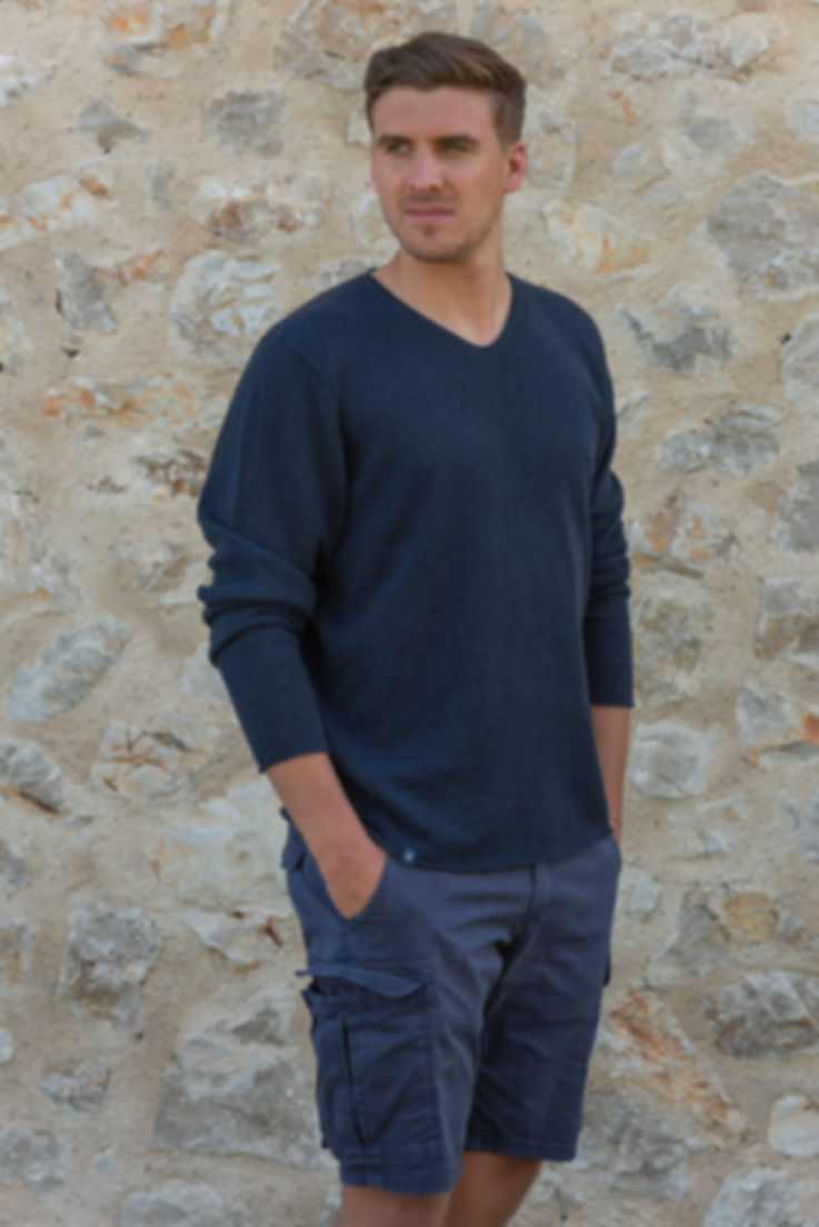 Cashmere Pulli Navy