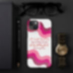 縮圖：Cheshire Cat Pink Text Transparent Snap Shockproof Cellphone Case