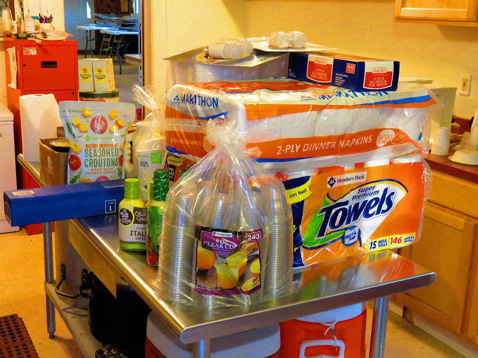 Some of the supplies.
