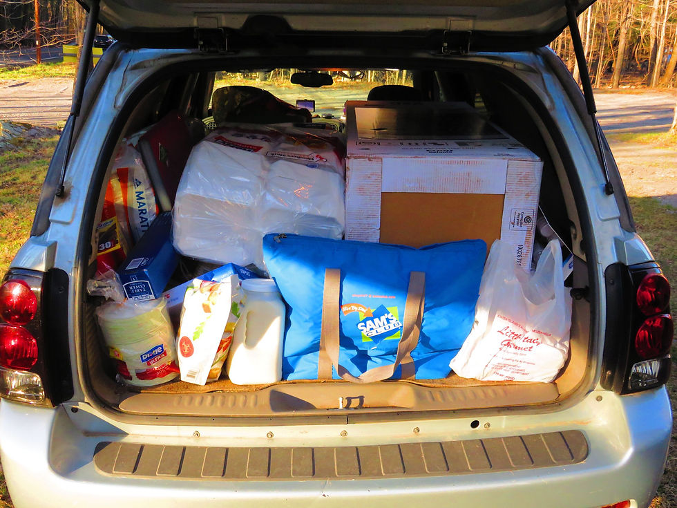 Truck full.