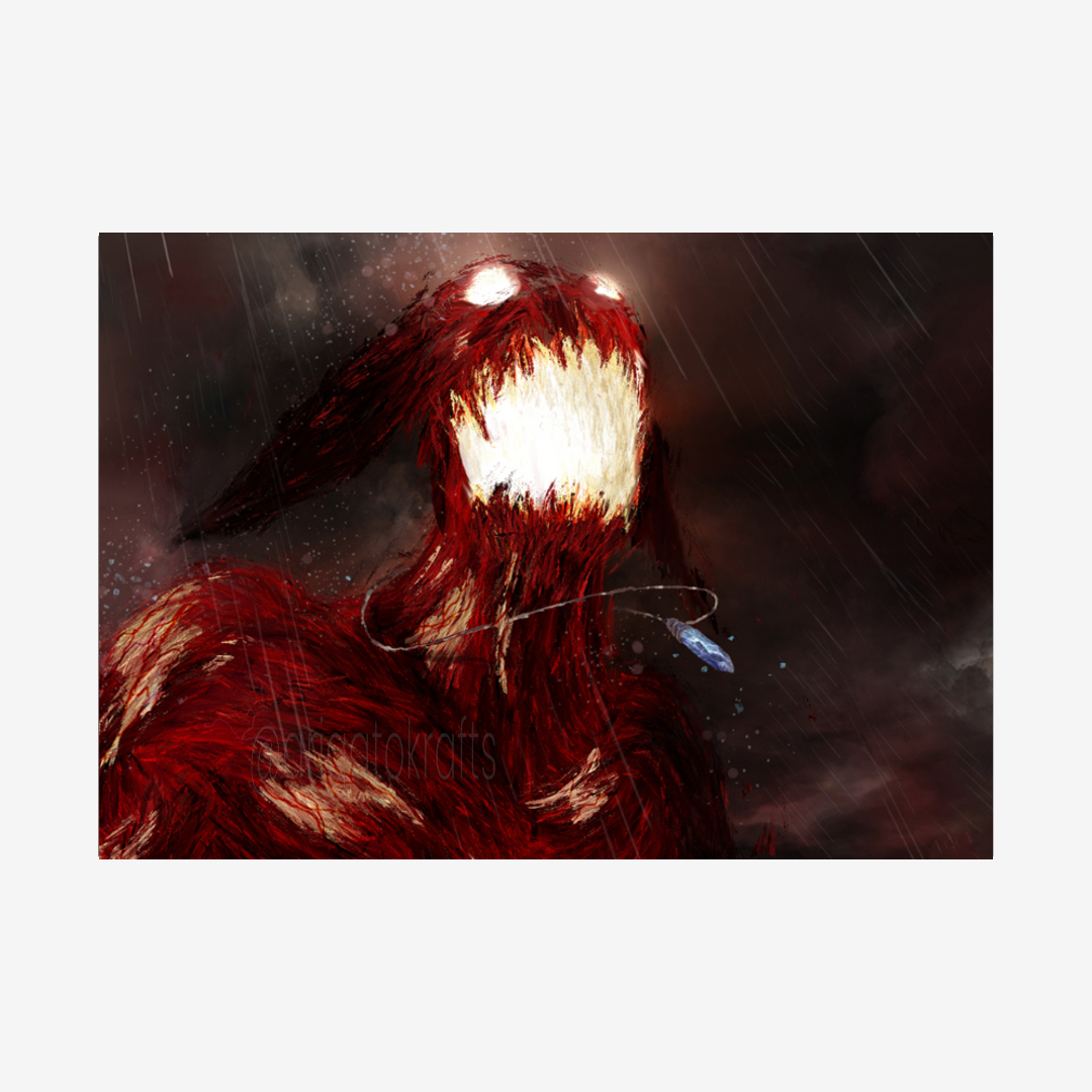 Demon Fox Transformation Poster - Naruto