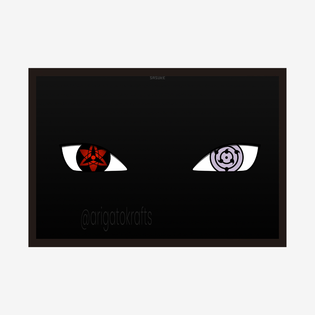 Sharingan and Rinnegan Poster - Naruto
