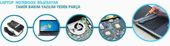 laptop notebook bilgisayar tamir bakım yazılım yedek parça