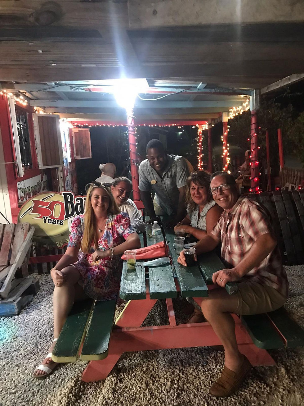Drinks and smiles