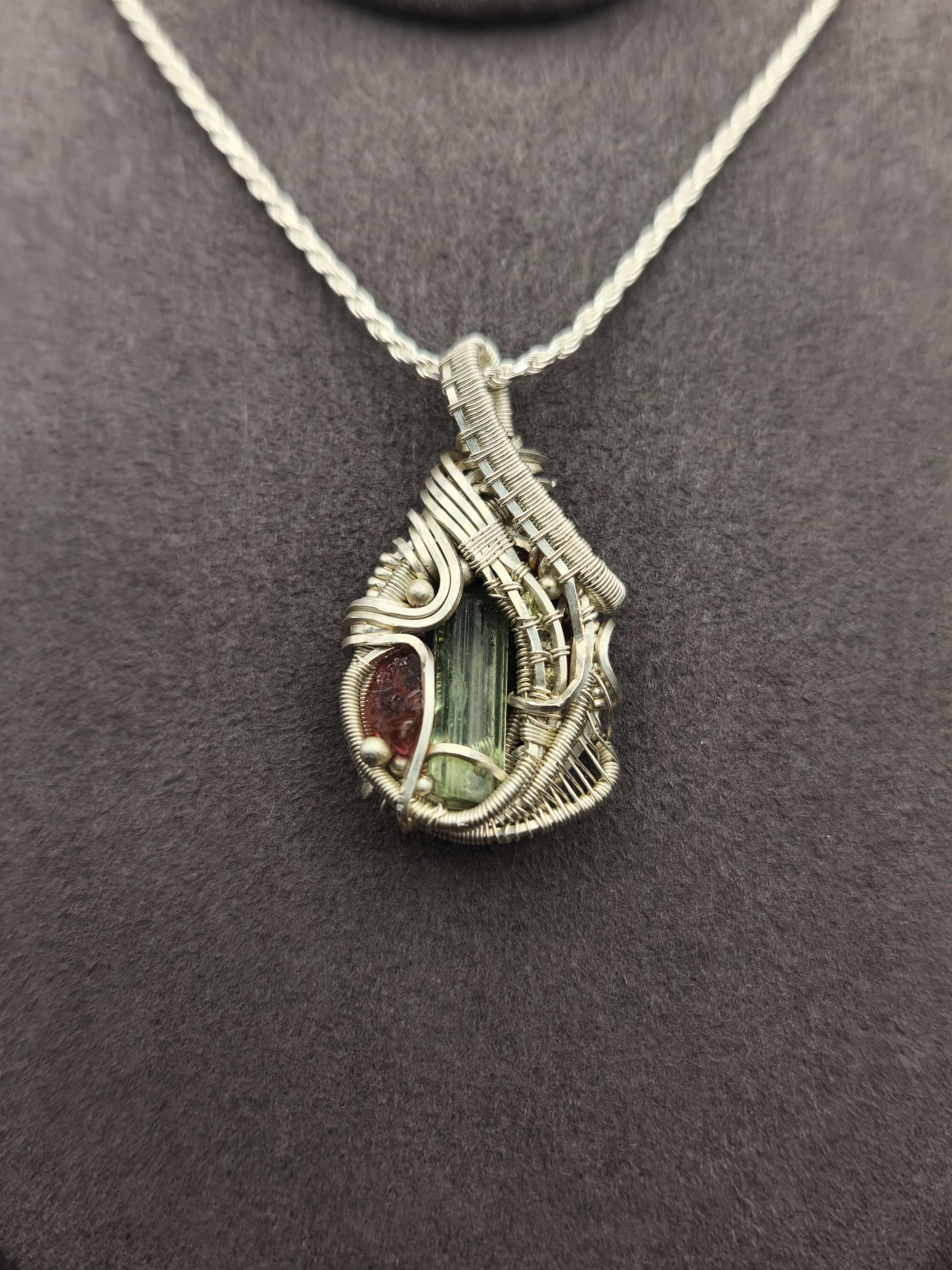 Tourmaline & Green Sapphires