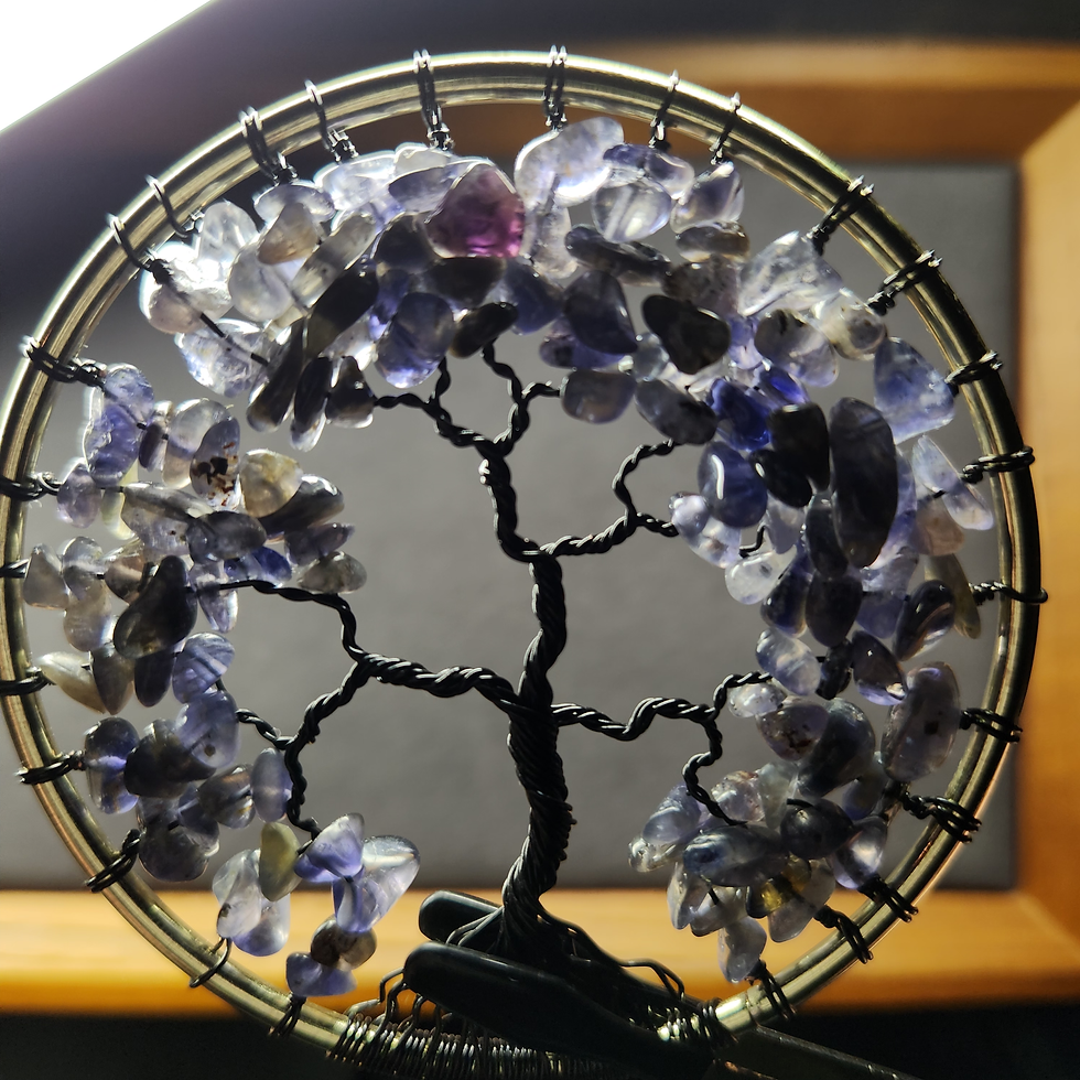 Thumbnail: "Tree of Life" Décor - Iolite - Small