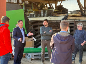 Rencontre avec les tabaculteurs de Lot-et-Garonne à Condezaygues