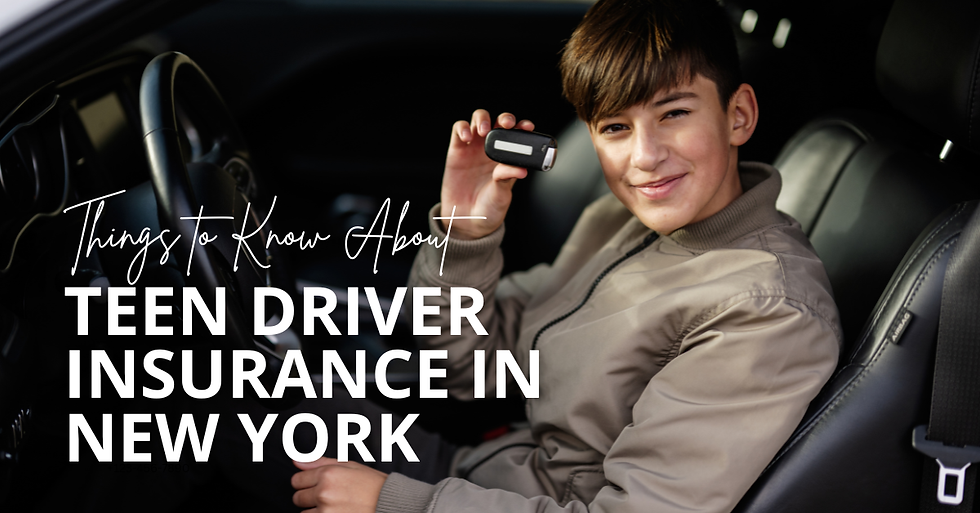 Teen Driver Insurance in New York
