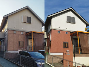 【外装リフォーム】熊本市｜御影石調の外壁と屋根塗装で、重厚感をまとった住まいへ