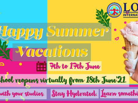 Summer break!