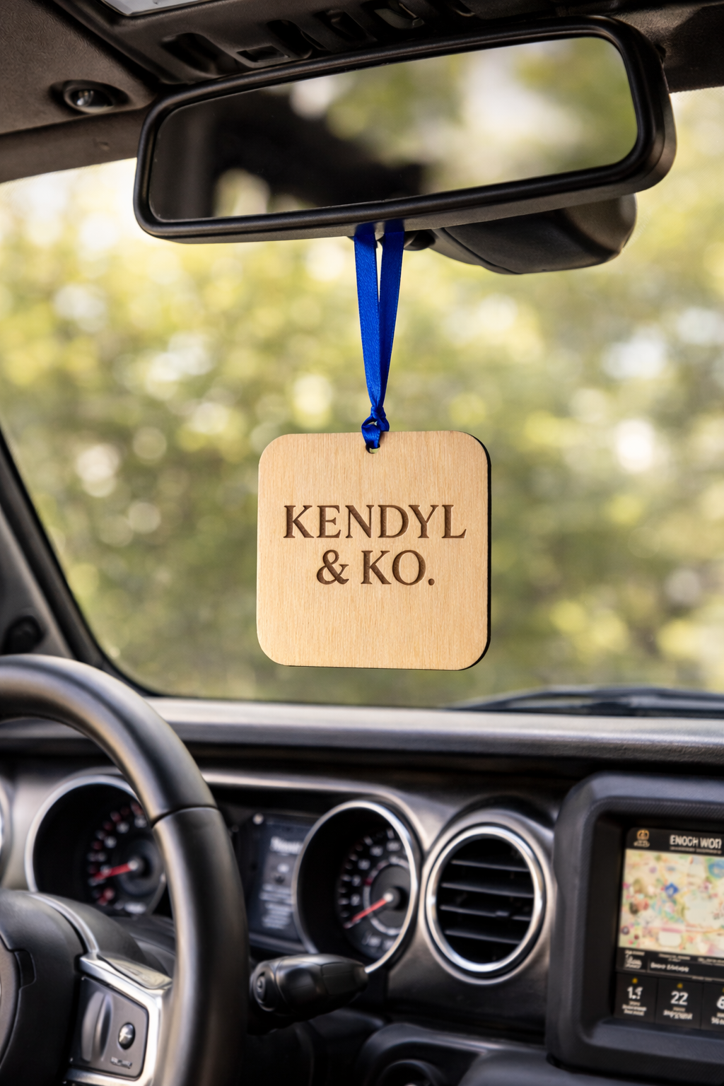 Volcano (Capri Blue) Wooden Freshie 