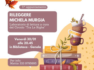 "Incontriamoci in biblioteca" con l'associazione Genitori in cortile di Genola