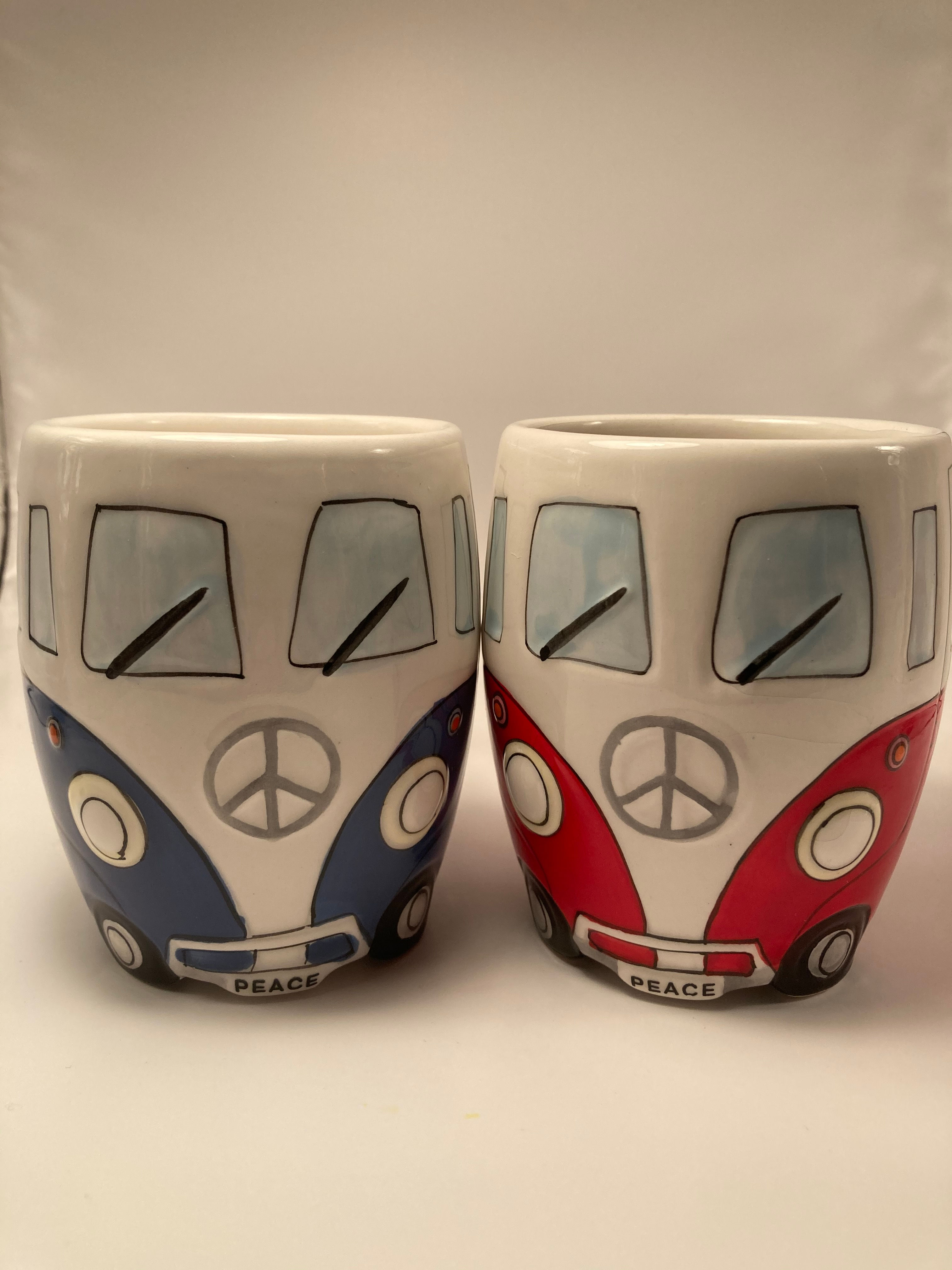 SET, of two (1) Red (1) Blue