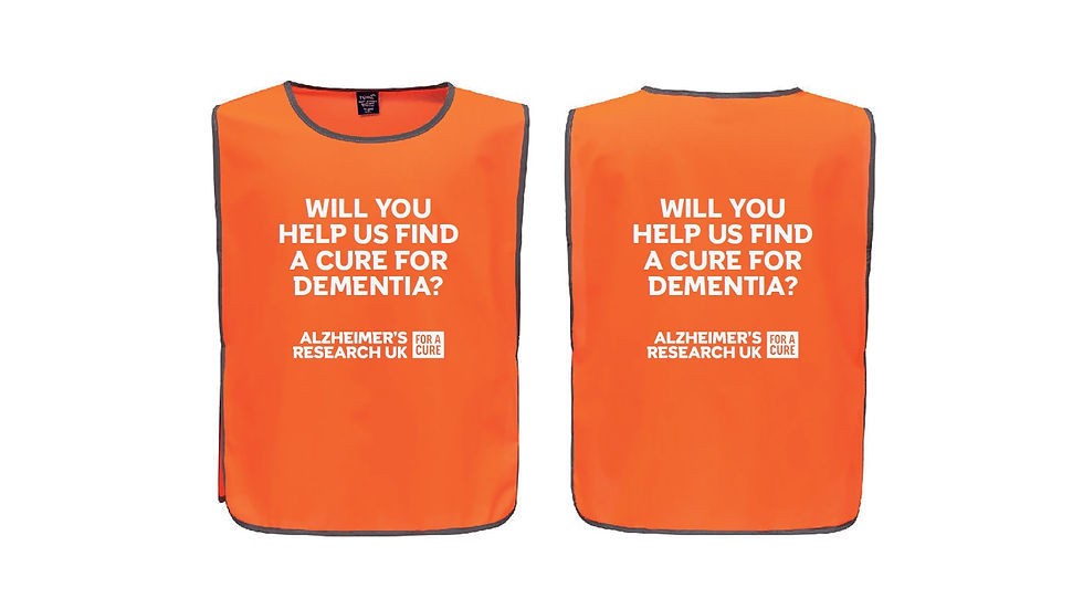 ARUK fundraising bibs