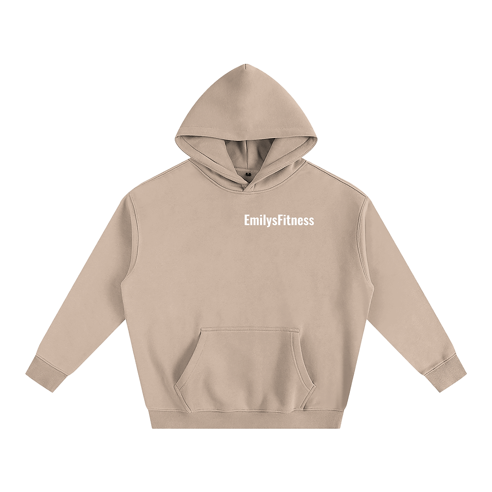 Thumbnail: Oversize Fleeced Hoodie - EmilysFitness