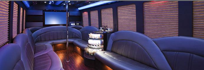 25 Passenger Party bus phx, Interior