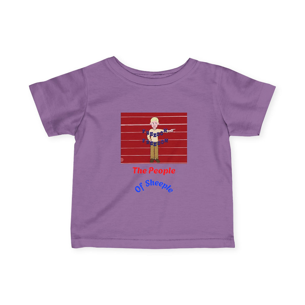 Thumbnail: Cute Infants' Jersey Tee –From The New Children's Book, "The People Of Sheeple"